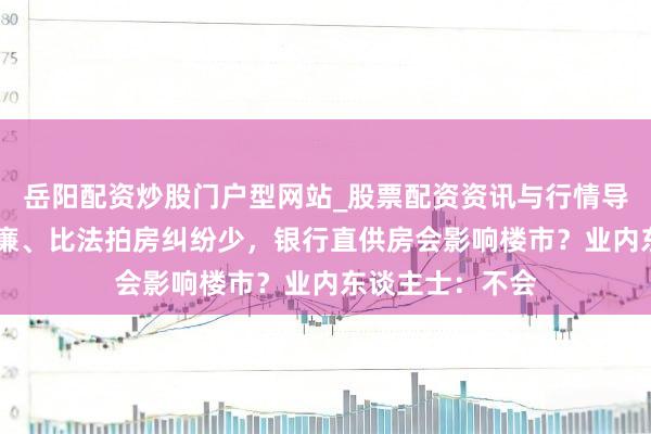 岳阳配资炒股门户型网站_股票配资资讯与行情导航 比二手房低廉、比法拍房纠纷少，银行直供房会影响楼市？业内东谈主士：不会