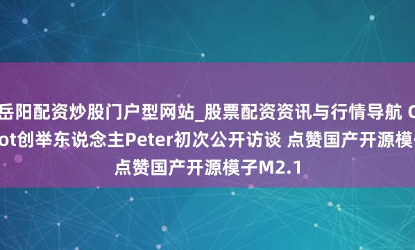 岳阳配资炒股门户型网站_股票配资资讯与行情导航 Clawdbot创举东说念主Peter初次公开访谈 点赞国产开源模子M2.1